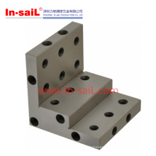 Steel Mounting Hole Multi Selectable CNC Machining Angle Plates